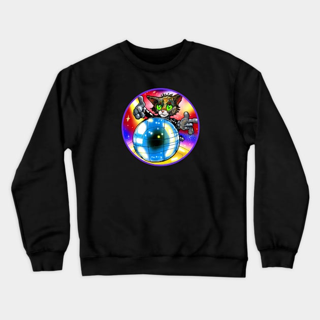 HOCUS POCUS CAT  Psychic Crewneck Sweatshirt by EmoteYourself